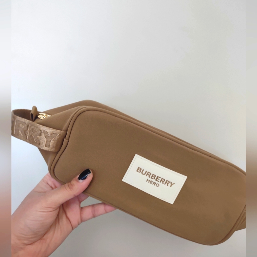 Burberry hero designer makeup or toiletries bag. Brand new